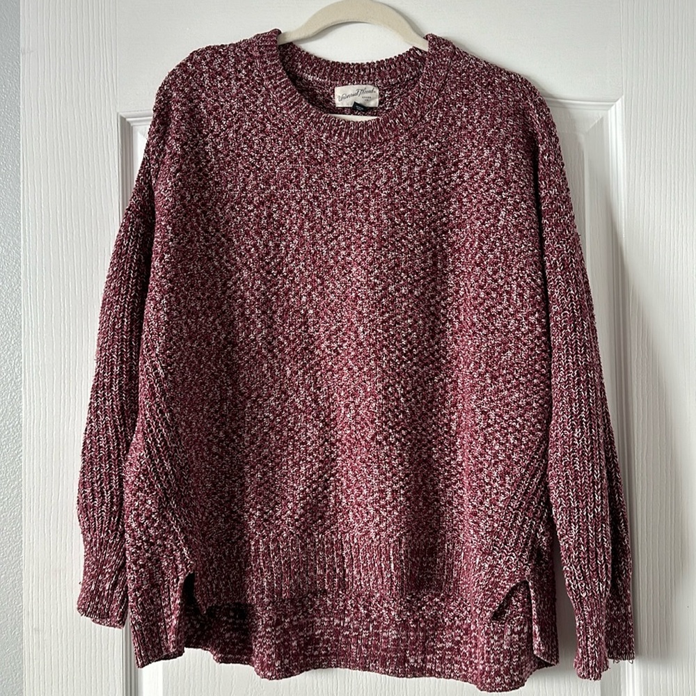 Pink and Red Sweater